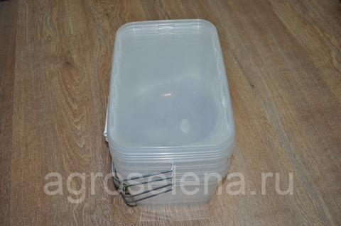 Контейнеры для хранения образцов зерна КХОЗ-5,8 л (полимер, 293 х 198 мм)