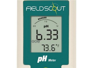 Изображение дисплея pH-метра почвы FieldScout SoilStik