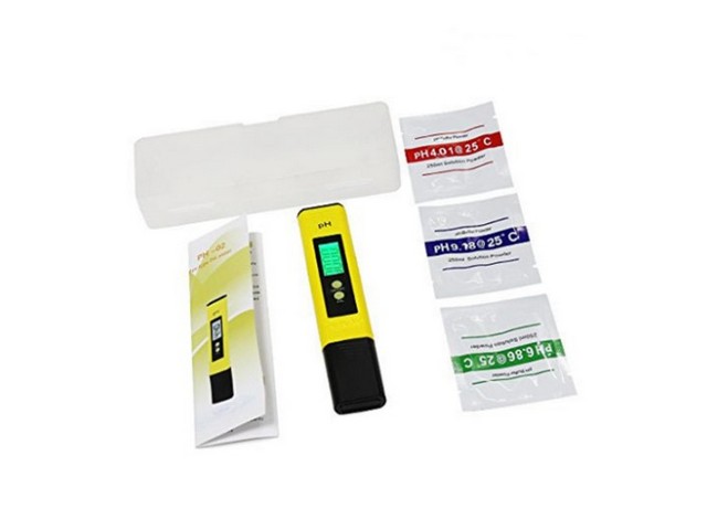 Комплект поставки цифрового pH-метра в виде ручки