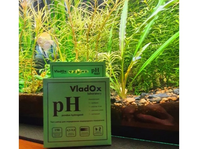 VladOx pH-тест для определения кислотности в аквариуме