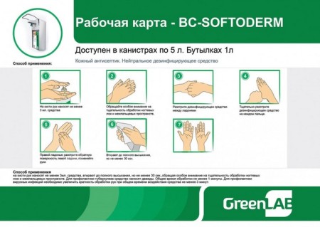 Кожный антисептик BC-SOFTODERM, 1 л