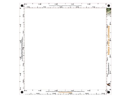 Линейка агронома 1/4 м² «АГРОСЕЛЕНА» (рамка агрономическая, 3 мм)