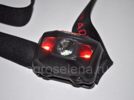 Фонарик светодиодный налобный FIT LED HEAD FLASHLIGHT (сверхъяркий)