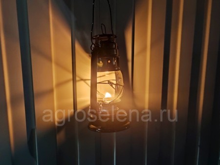 Лампа керосиновая FIT 240 мм (черная)