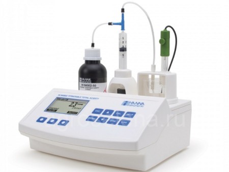 Титратор (мини) HI84532 для измерения титруемой кислотности и рН в фруктовых соках